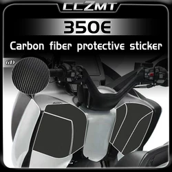For ZONTES 350E ZT 350 E 350e motorcycle stickers 6D carbon fiber film protection car stickers body stickers accessories