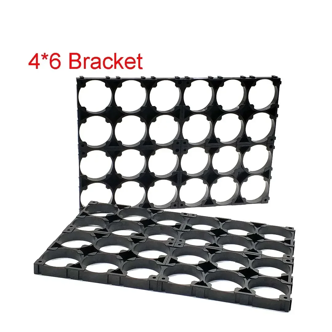 4*6 32650 32700 32900 Battery Holder Cell Holder Anti-Vibration Plastic Brackets 32650 Bracket for 32650 Batteries