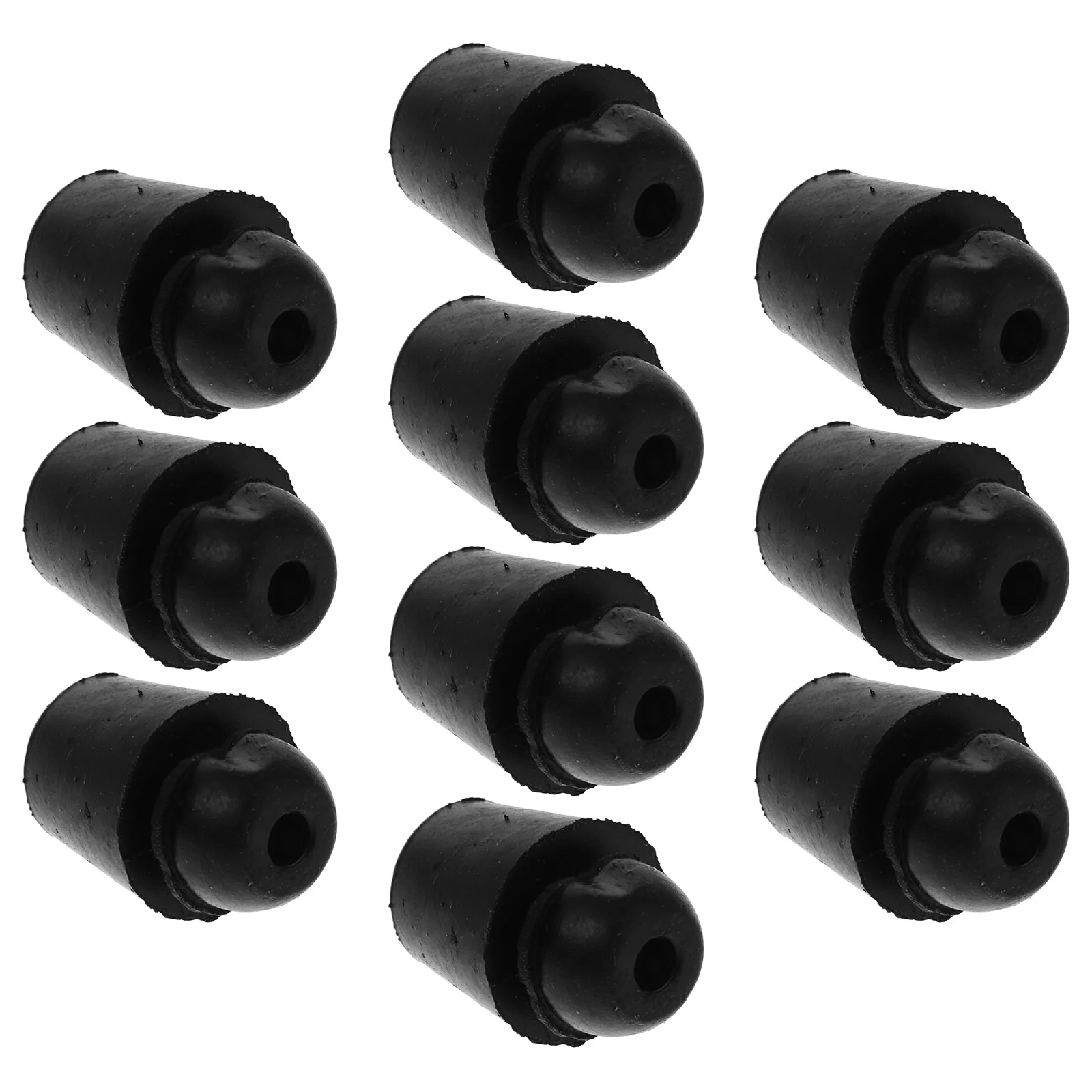 10 Pcs Shock Absorber Rubber Bumpers Trailer Door Car Hood Shockproof Stopper Camper End Caps Protector Pads