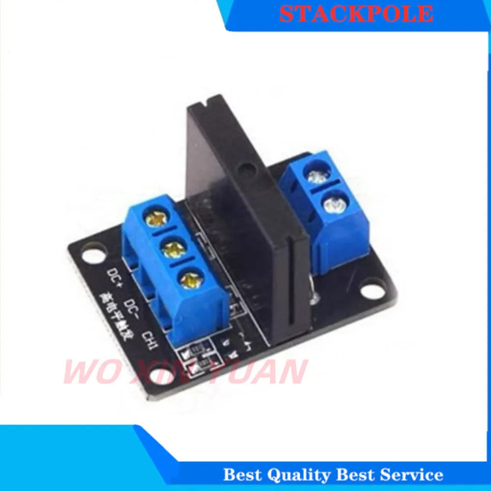 5PCS/LOT Low Level 5V 1 2 4 8 Channel Solid State Relay Module SSR G3MB-202P 240V 2A Output With Resistive Fuse For Arduino