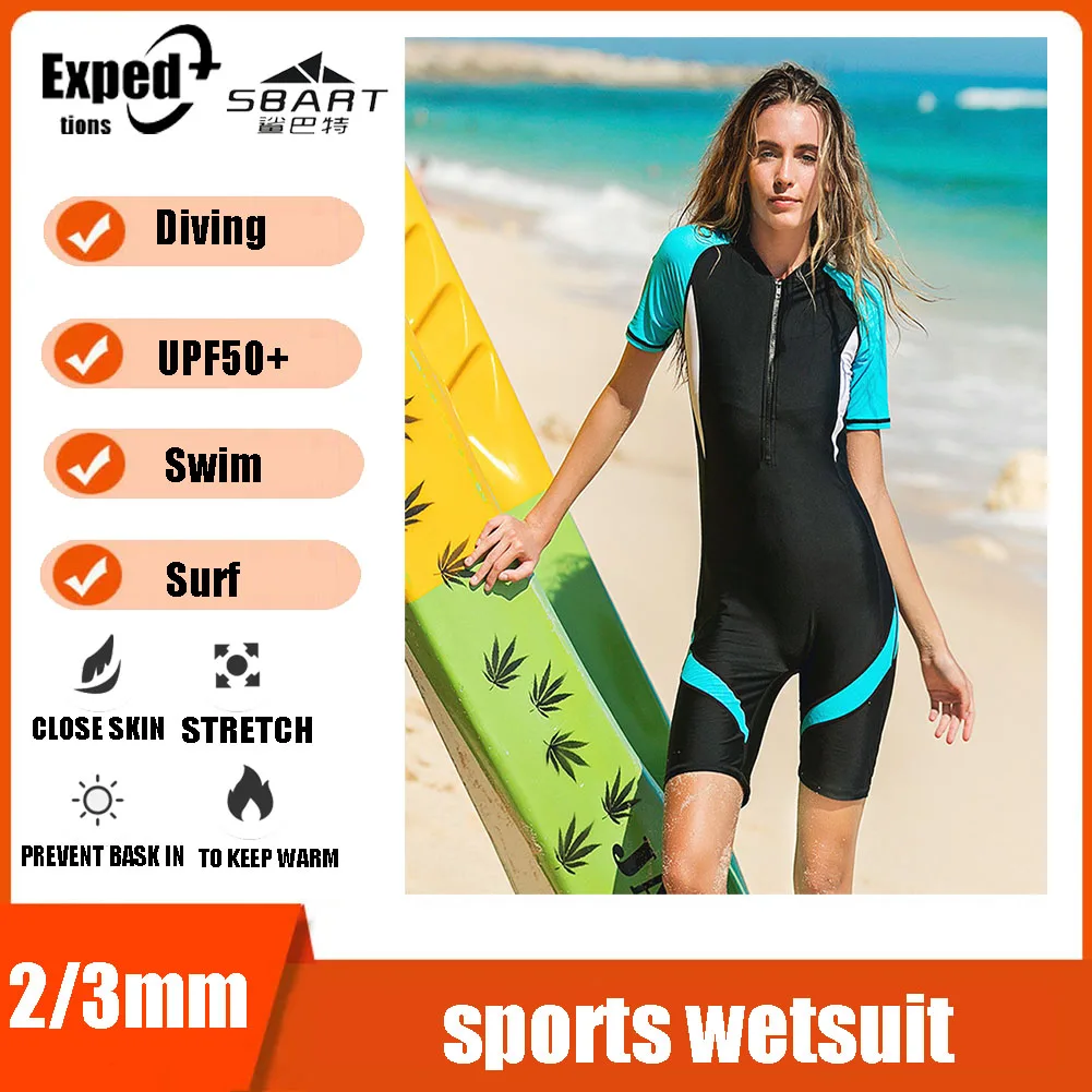 Tight Wetsuit Beach Outdoor Sports Diving Tight One-piece Swimsuit Swimsuits Outdoor Seaside Wetsuit Deep Sea Women