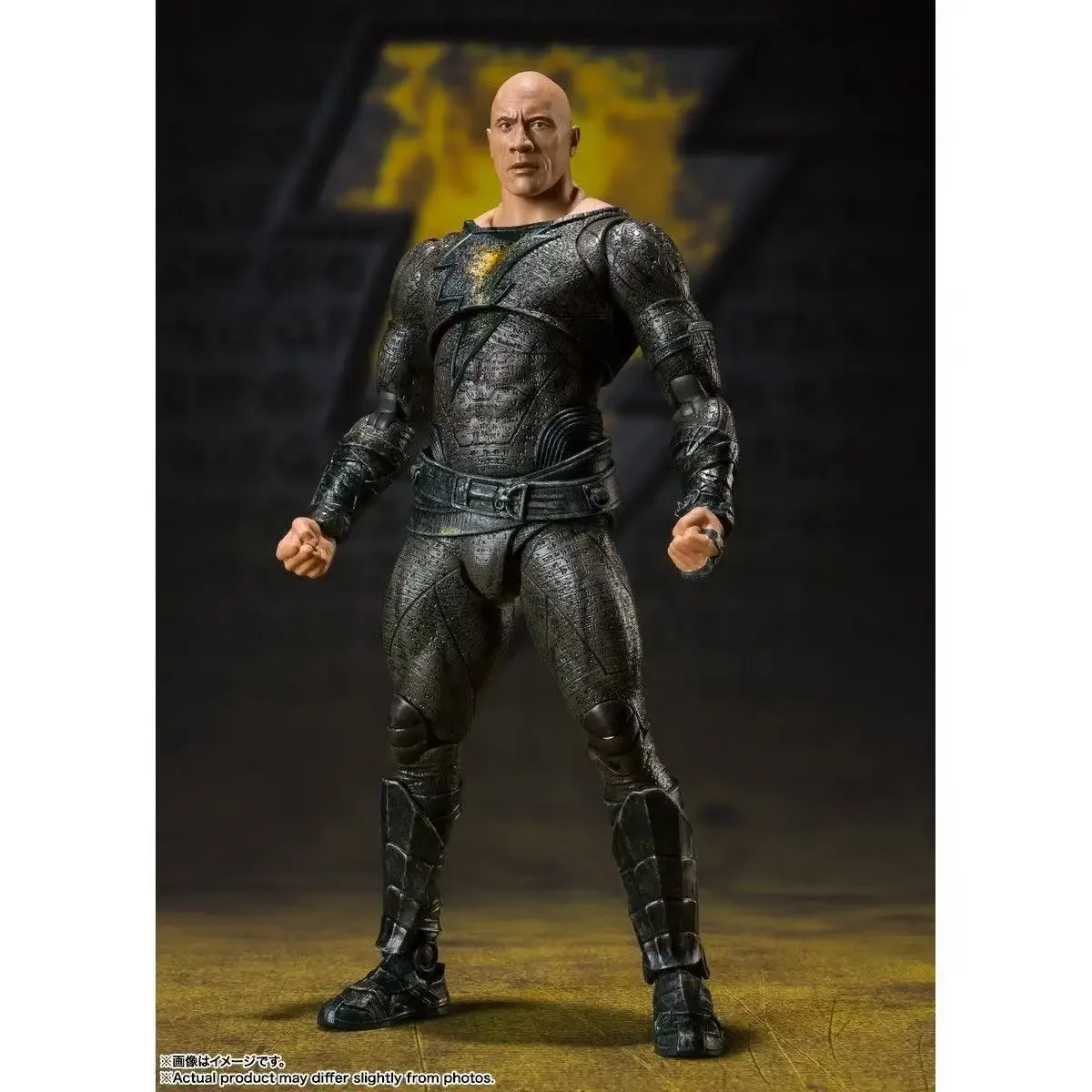Bandai SHF Black Adam Anti-Hero Villain Dwayne Johnson Moving Figure Finished