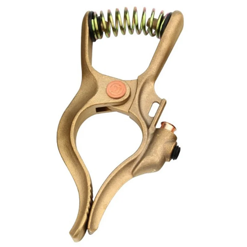 

VOFUN-для сварочного аппарата, совместимый с Т-образным стилем 500 А, сверхмощный, полностью медный, для сварочного заземляющего зажима с пружиной