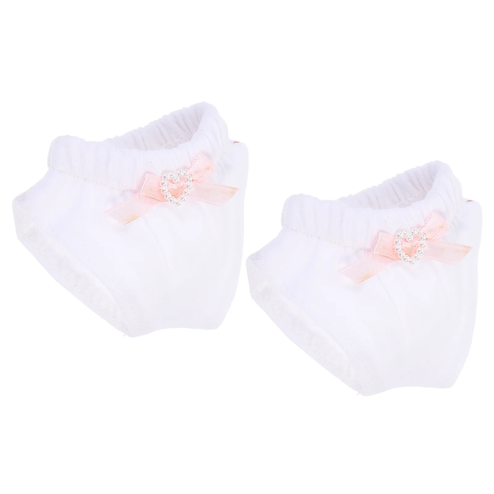 

2 Pcs Panties Costume Decor Small Toy Underwear Accessories Props Dolls Underpants Ornaments Cloth Panty