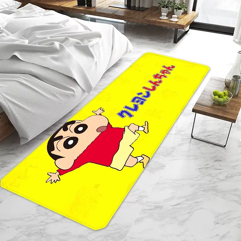 

Hot Anime Crayons Shinchans Door Mat Entrance Non-slip Washable Kitchen Carpet Living Room Hallway Rugs Door Mats Bathroom