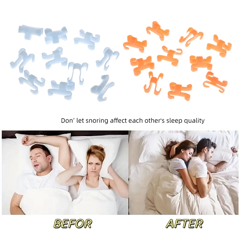 

1/10Pcs Anti Snore Nose Clip Device Stop Snoring Sleeping Aid Equipment Anti-Snoring Breathe Aid Nasal Dilators For Better Sleep