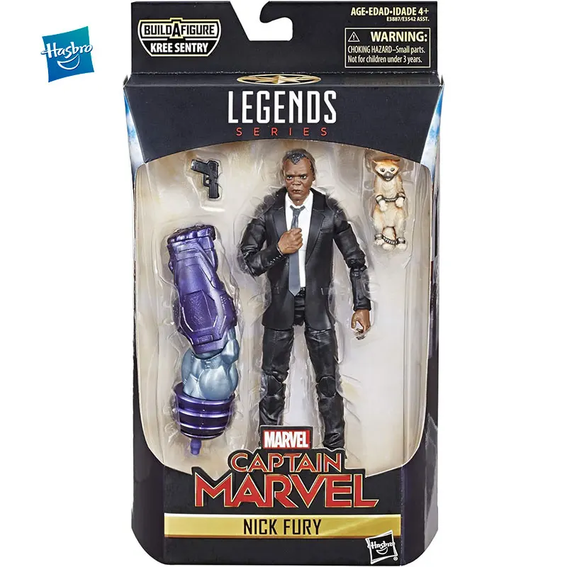 In Stock Original Hasbro Marvel Legends Series Build Figure Kree Sentry Nick Fury 6-Inch Collectible Action Figures