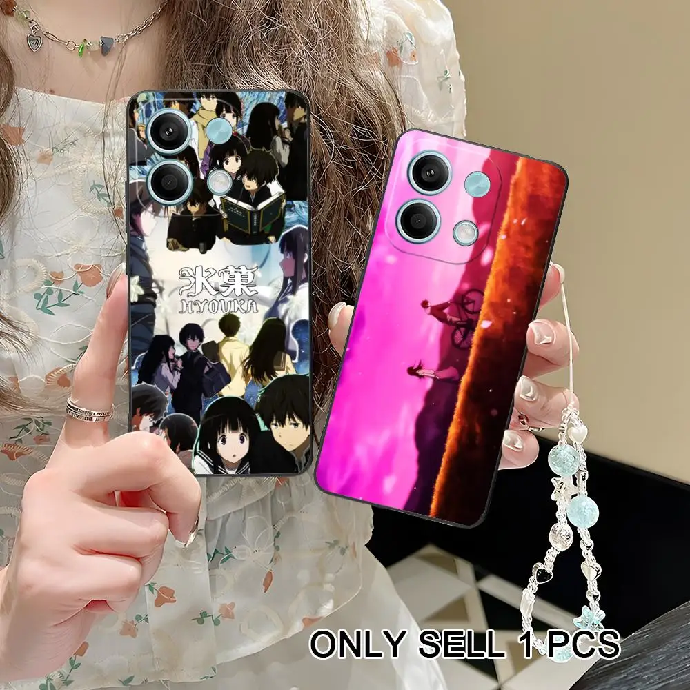 

Anime Hyouka Matte TPU Mobile Phone Case for POCO F8 F7 F6 F5 F4 F3 F2 Pro GT C75 C71 C65 C61 C40 Pro Ultra Colorful Cover