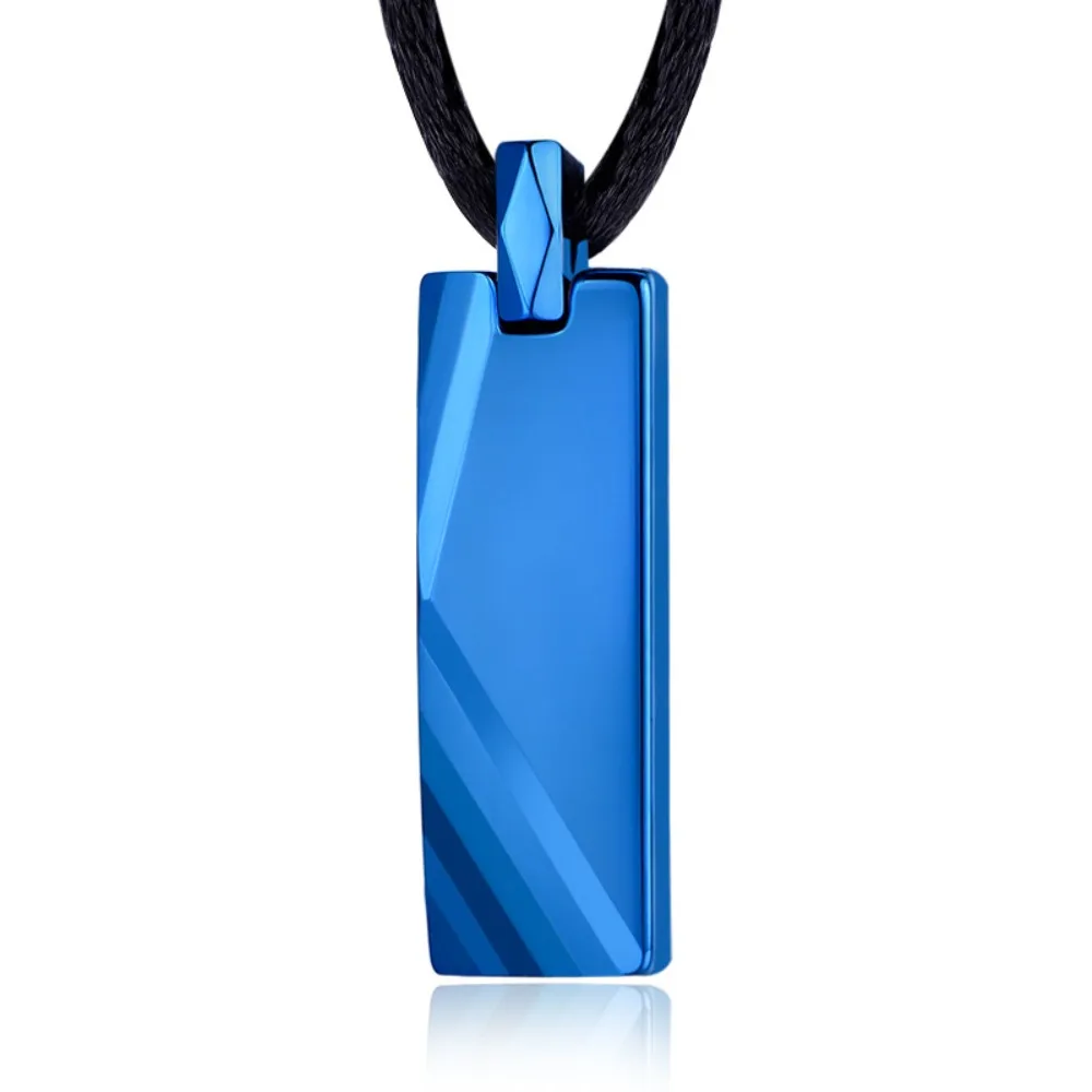 

Fashion Free Customization Tungsten Pendants Hip-hop Man Personalization Minimalist Necklace Clothing Accessories Jewelry