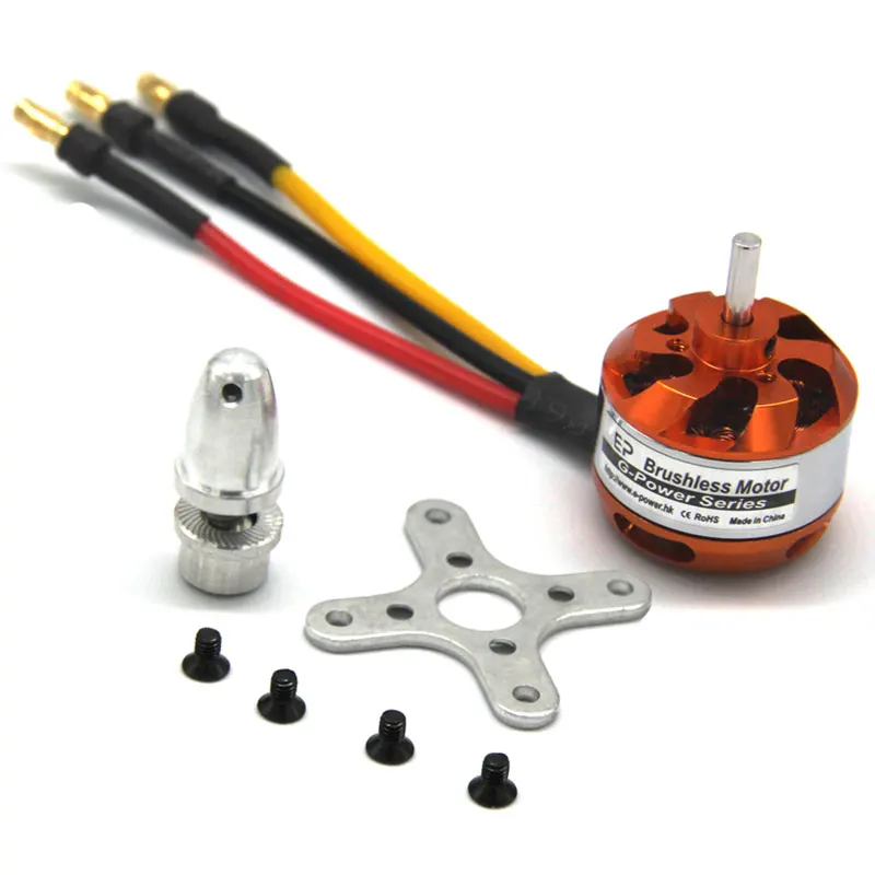 2024 NEW D2822 2822 ESC Brushless Motor 1100KV 1450KV 1800KV 2600KV Low Noise RC Airplanes Helicopter Fixed Wing Motors Parts