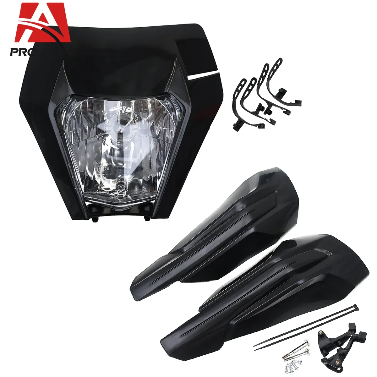 دراجة نارية المصباح رئيس ضوء مصباح قفازات واقية لليد ل KTM EXC EXCF SXF SX XC XCW XCF XCFW 125-530 العالمي كشافات الترابية دراجة الطرق غير الممهدة #4