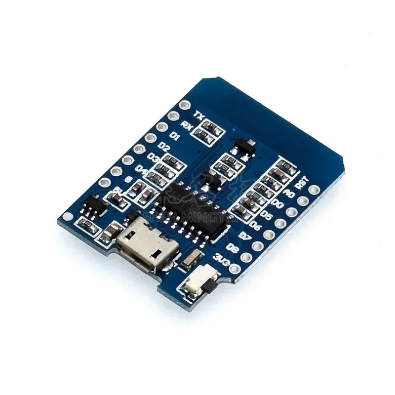 Scheda di sviluppo WiFi Micro USB da 3,3 V basata su mini modulo ESP-8266EX 11 pin digitali