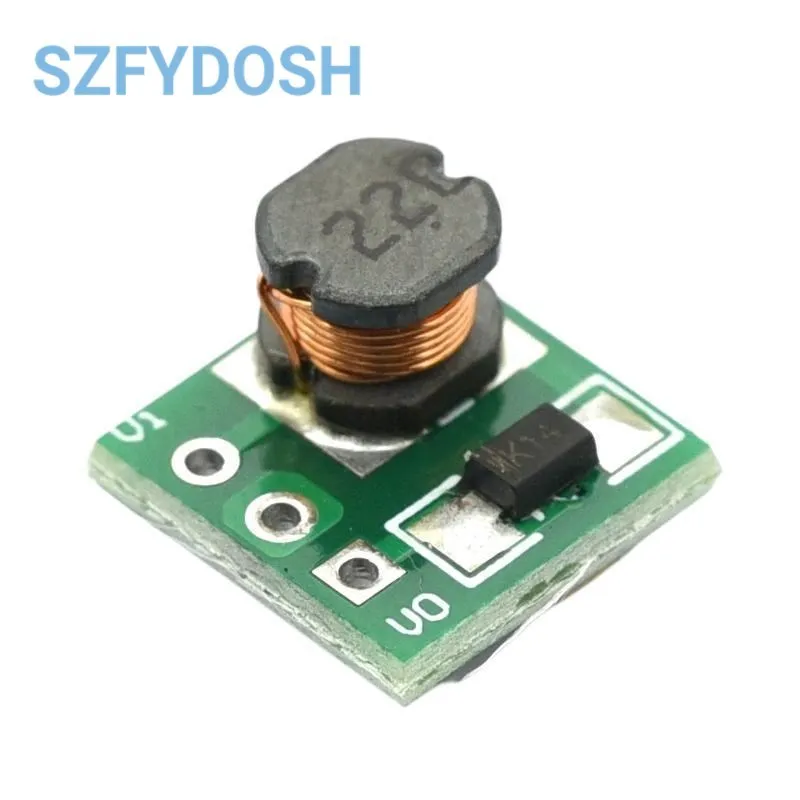 0.9-5V a 5V DC-DC modulo di alimentazione Step-Up scheda convertitore Boost di tensione 1.5V 1.8V 2.5V 3V 3.3V 3.7V 4.2V a 5V