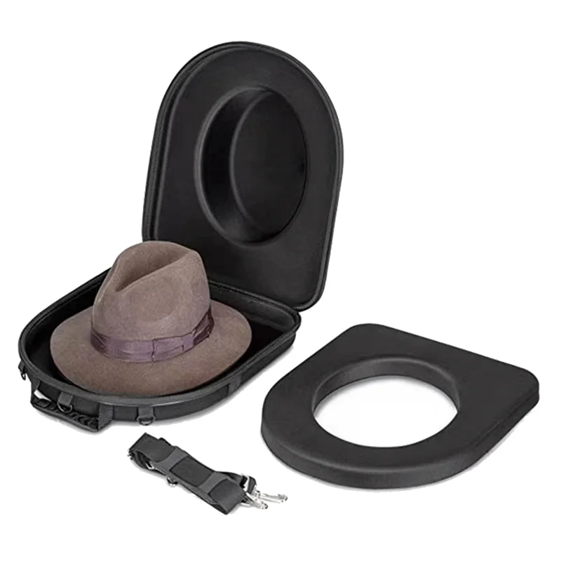 

A68P-Travel Hat Case , Hat Travel Case, Hat Box Travel, Travel Hat Organizer, Hat Storage For Travel, Hat Case For Fedora