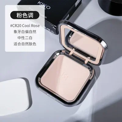 KIKO MAKEUP Face Setting Face Powder Mineral Foundation Oil-Control 3 Colors Matte Smooth Finish Concealer Makeup Pressed Powder