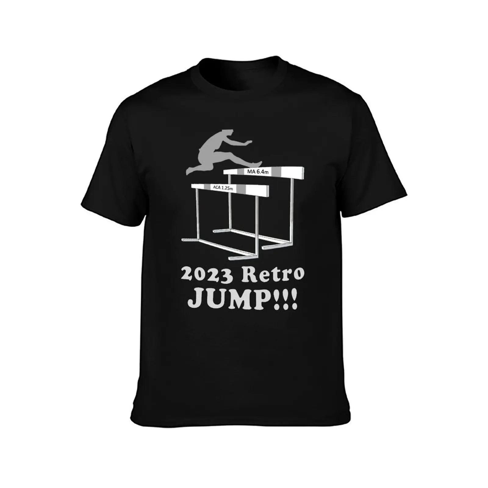 2023 Retro JUMP!!! T-Shirt Everyday Wear Basic Short Sleeve Top T-Shirt