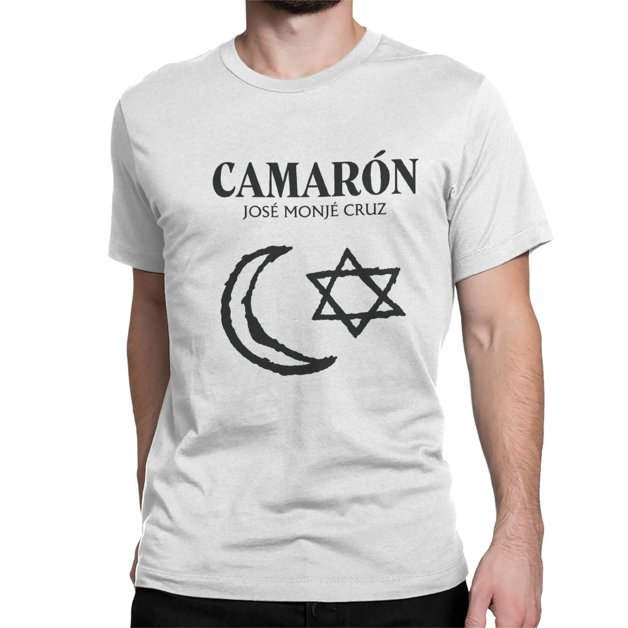 Camarons De La Isla Island Shrimp Flamenco Singer T-Shirts Men Women  Fashion 100% Cotton Tees Crewneck T Shirt Adult Clothing