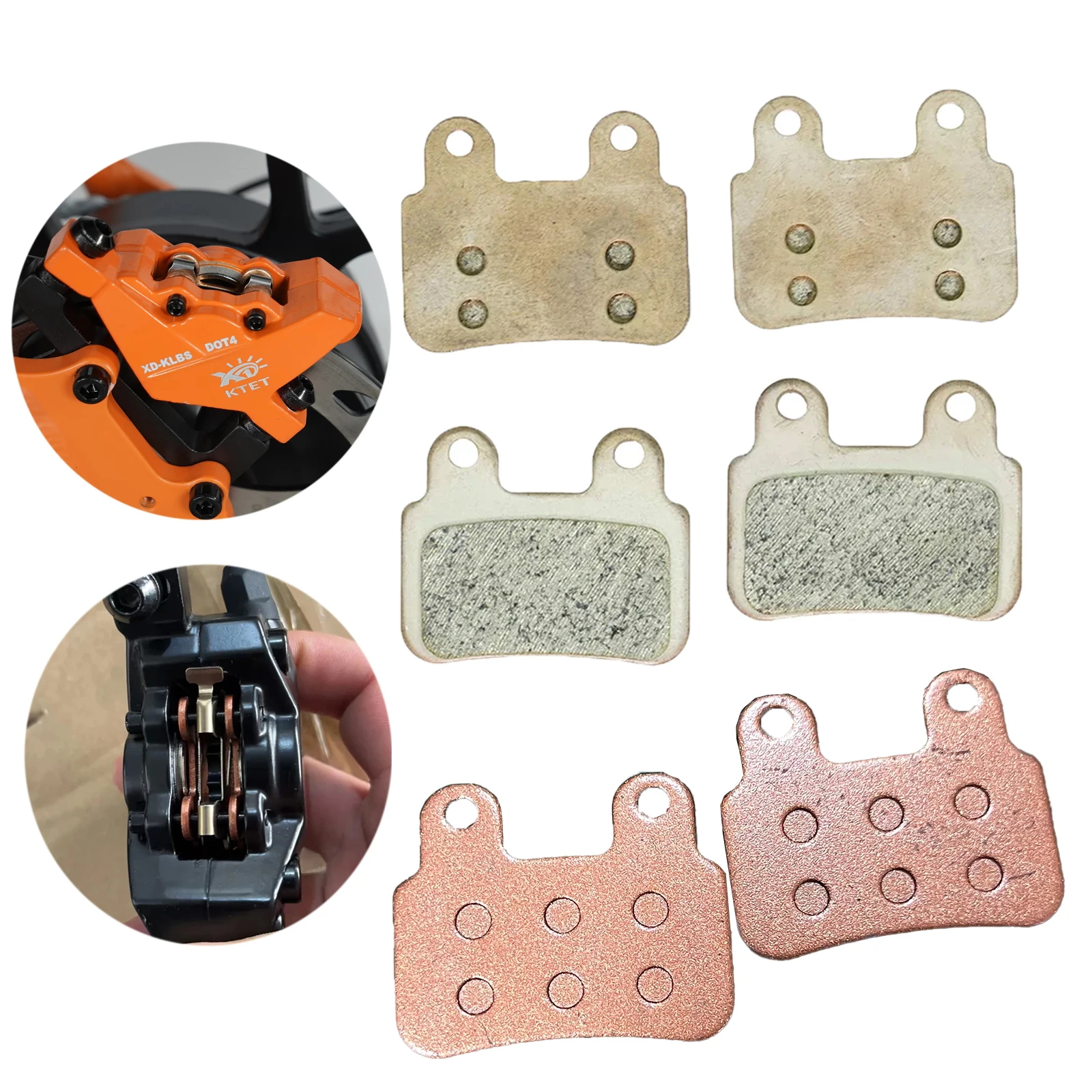 Electric Bicycle Disc Brake Pads For XD-KLBS-DOTS Brake Calipers Pads Electric Bike Disc Brake Pads For XOD Brake Calipers Ebike