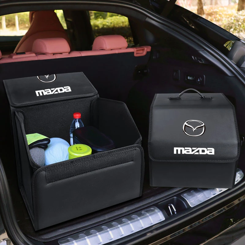 Car Storage Bag Organizer Vehicle Foldable Trunk Box For Mazda 2 3 6 5 Atenza CX3 CX5 MX5 CX7 Axela CX30 CX90 CX60 CX50 MX30 CX9