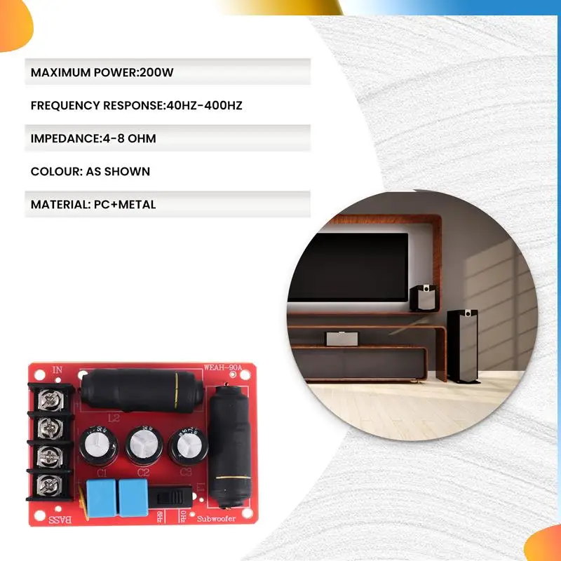 B48A مضخم صوت نقي من الدرجة الثانية كروس مكبر صوت مقسم التردد DIY مسرح منزلي #4