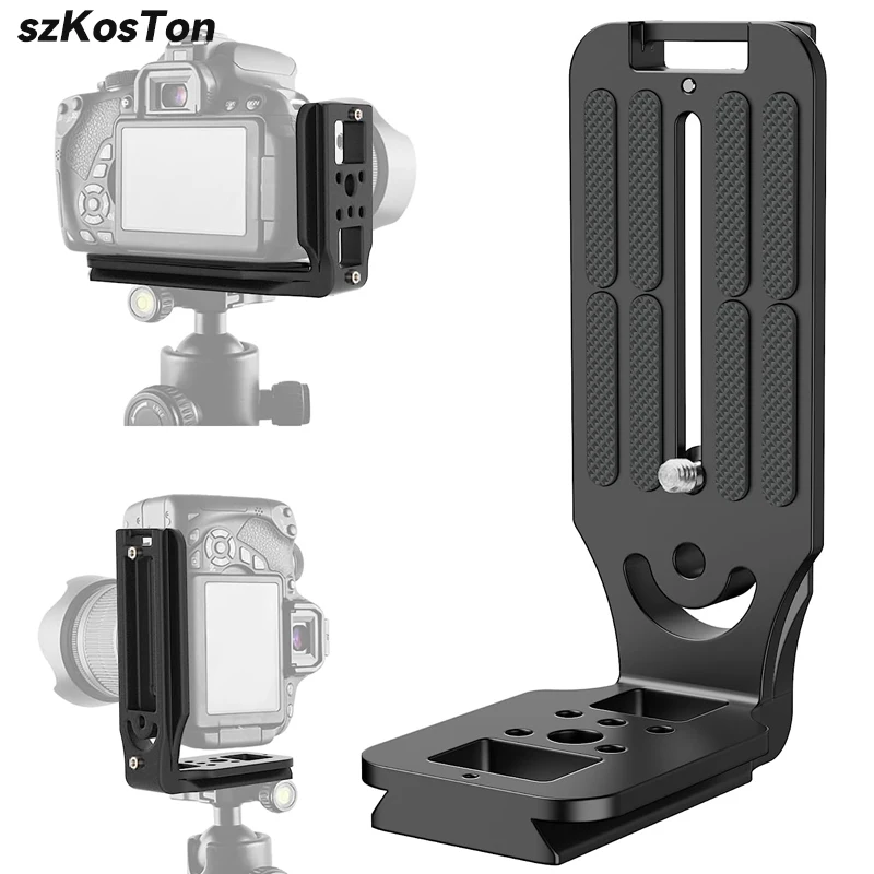 Vertical Shot L Plate Dslr Camera Quick Release L Plate Mount Bracket For Canon Nikon Sony Camera Arca Swiss Tripod Ball Head