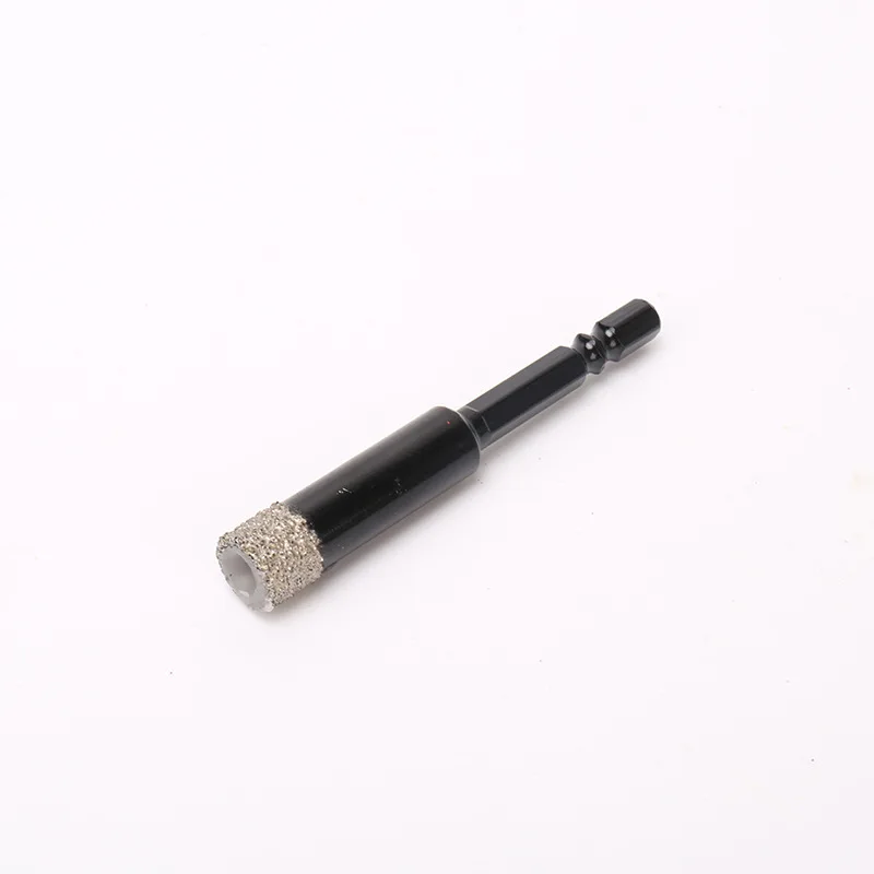 Marble Hexagonal Handle Brazing Tapper Center Positioning Hole Glass Granite Ceramic Dry Drilling Drill Bit
