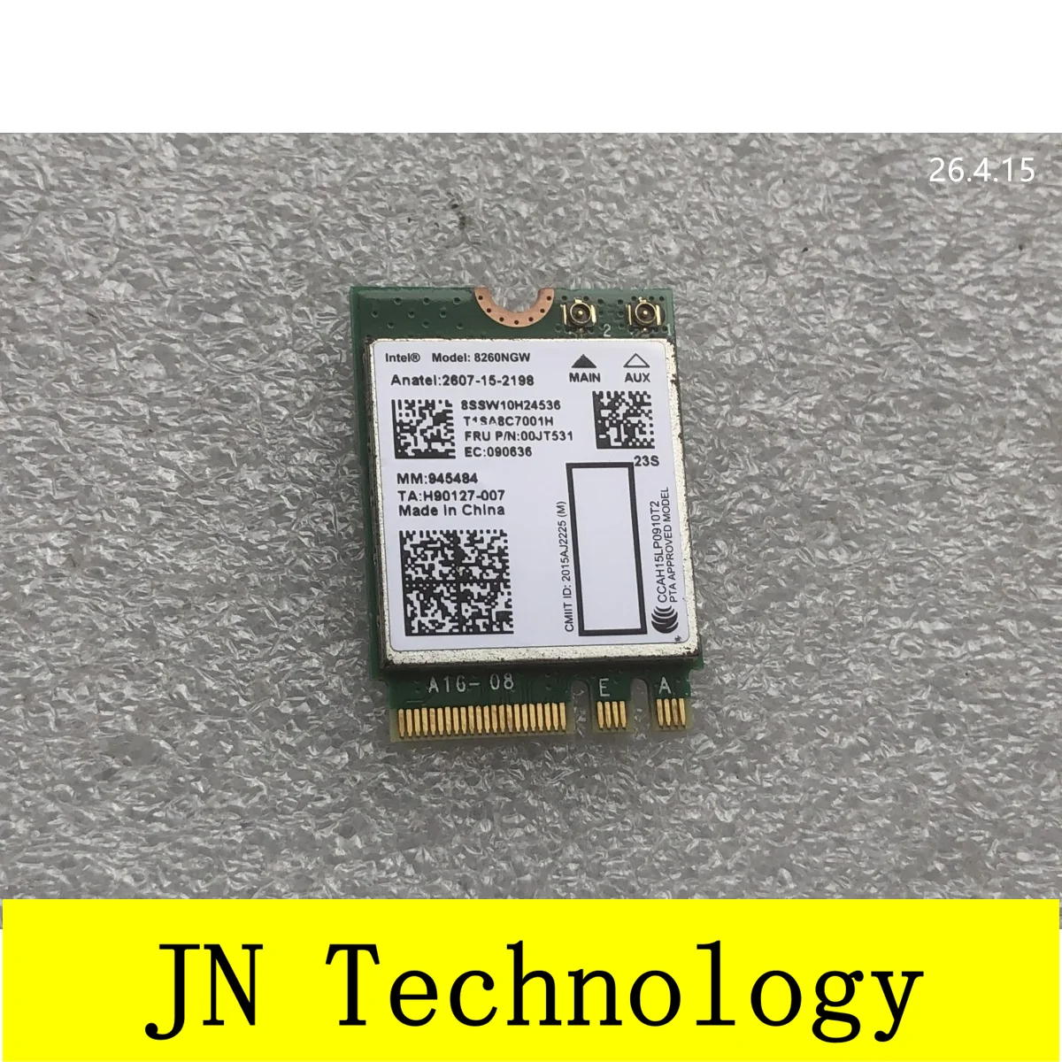 

Новая оригинальная сетевая карта для ноутбука Lenovo ThinkPad T460 13 L460 8260 00JT531