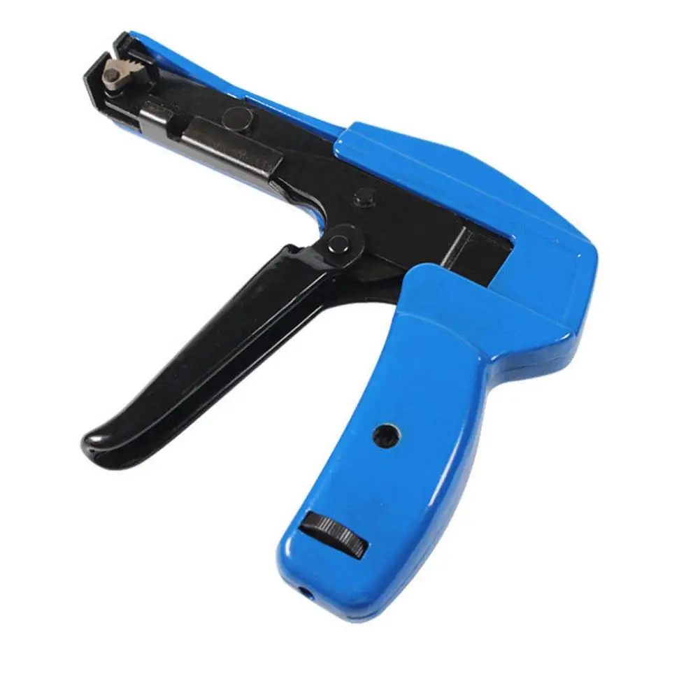 Cable Tie Gun Nylon Zip Tie Pliers Fastening Cable Tie Tool Die-Cast Steel Flush Cut Zip Tie Tool For Nylon Cable 2.4-4.8mm