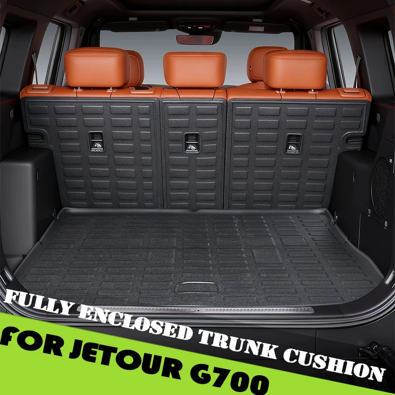 

Автомобильная подушка багажника из ТПЭ, подходит для Chery Jetour G700 2025 2026, модифицированная автомобильная полностью закрытая подушка для спинки багажника, аксессуары для интерьера