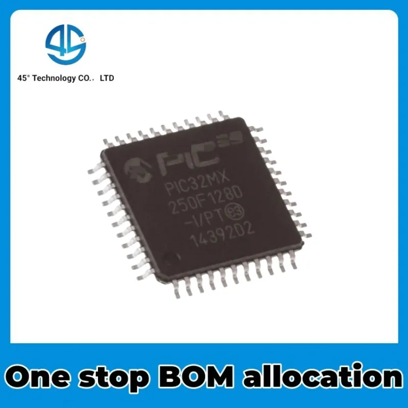 

5PCS PIC32MX250F128D-I/PT TQFP-44 32-bit microcontroller MCU Original genuine microcontroller NEW IC Chip