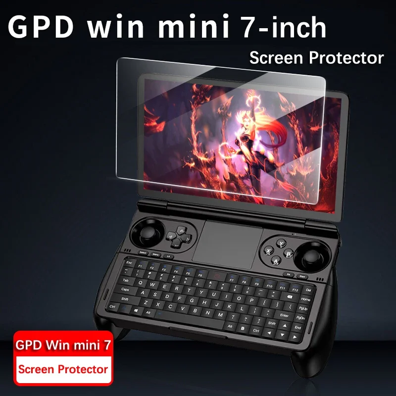 غشاء واقي للشاشة لـ GPD Win Mini ، مضاد للضوء الأزرق ، مضاد للخدش ، شفاف ، مقاوم للوهج غير لامع ، 7 بوصة ،