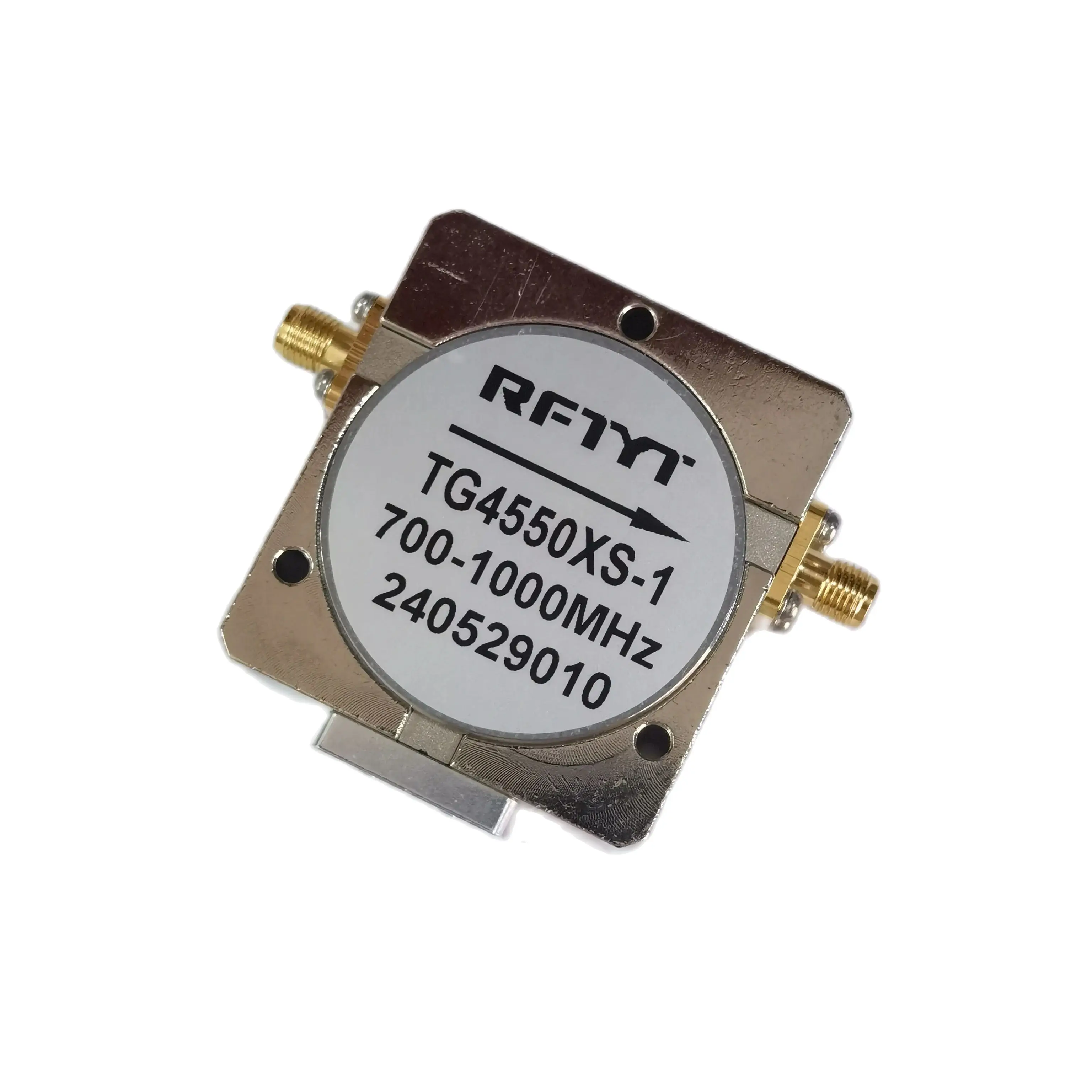 700-1000MHz Broadband Coaxial SMA Connector Unidirectional Transmission Function Ferrite RF Isolator – סקירה ובדיקה