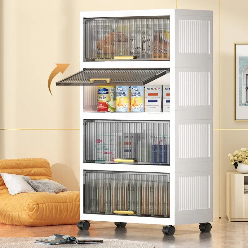 

Z3/4/5/6 слоев, многофункциональный шкаф для гостиной, складной ящик для хранения, шкафчик большой емкости, откидные контейнеры для хранения, мебель для домаZ