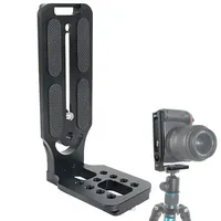 Professional Camera L board DSLR Stabilizer Bracket L Shape Steady Support 1/4 screw 10 holes/Slot fixed for DJI RSC2/RS2 Camera