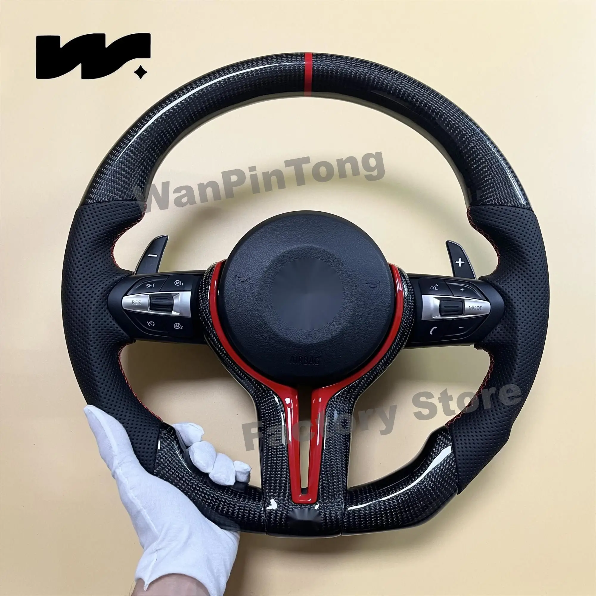 Steering Wheel Leather M Performance Factory Direct Sale For BMW F10 F30 F32 F20 F07 F01 F02 F22 F87 F12 F06 F35 F80 F36 F18 F15