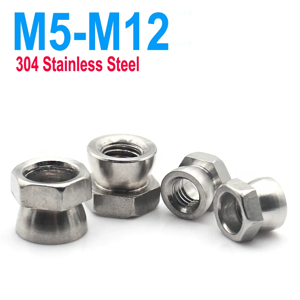 

M5 M6 M8 M10 M12 304 Stainless Steel Shear Nut Breakaway Anti Theft Security Nut Tamper Resistant Bolt Cap 1 /2 /3 /5 /12pcs