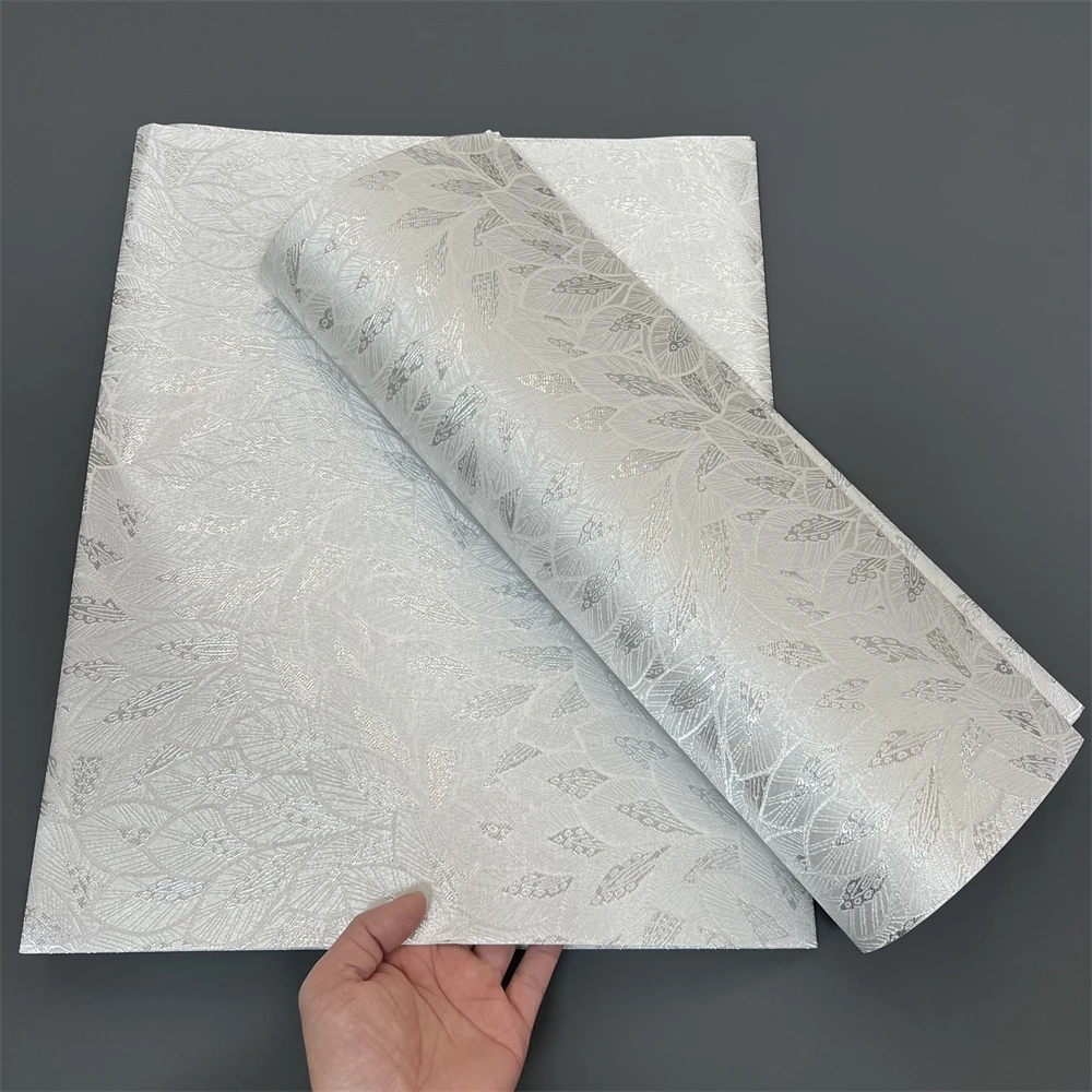 

African Nigerian High Quality2PCS Floral Plain SEGO Gele Headtie3D Embroiderd for Lady Tie Hair Cap Head Wrapper Scarf PS0068