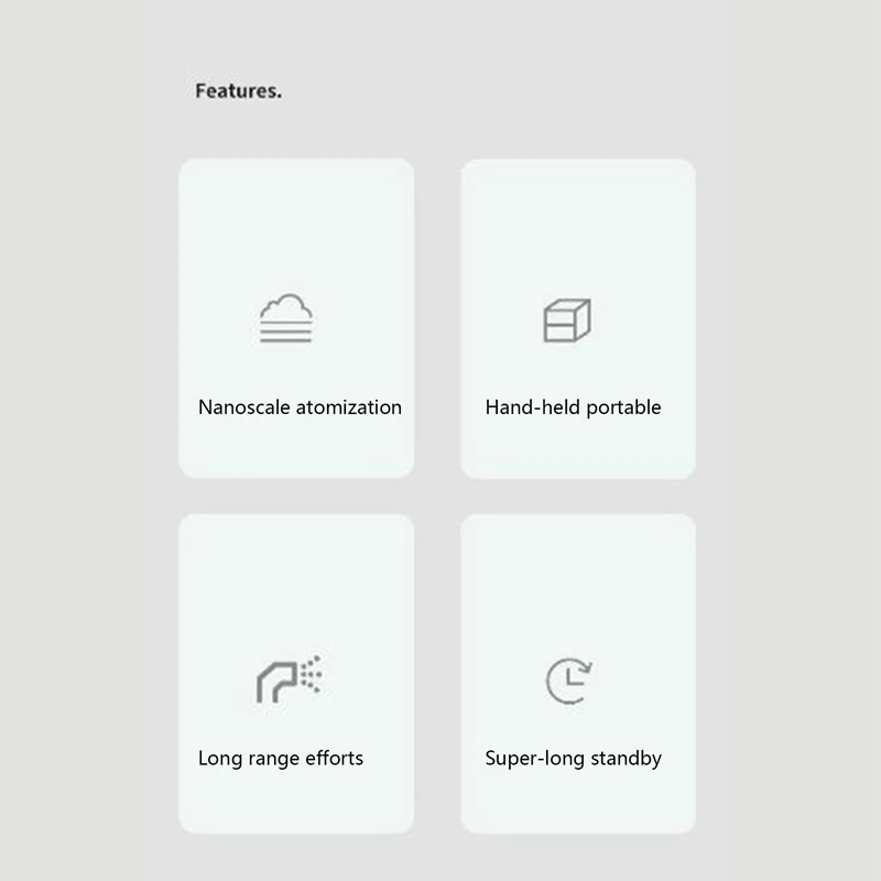 Hot Wireless Electric Sprayer Rechargeable Blue Light Nano Steam Spray Machine Handheld Sprayer Atomization Fogger