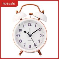 Child Bed Bell Metal Small Alarm Clock Belt Eye-Lantern Mute Alarm Clock Lounged Desk Clock Bedside Wake Up Clock Easy To Use