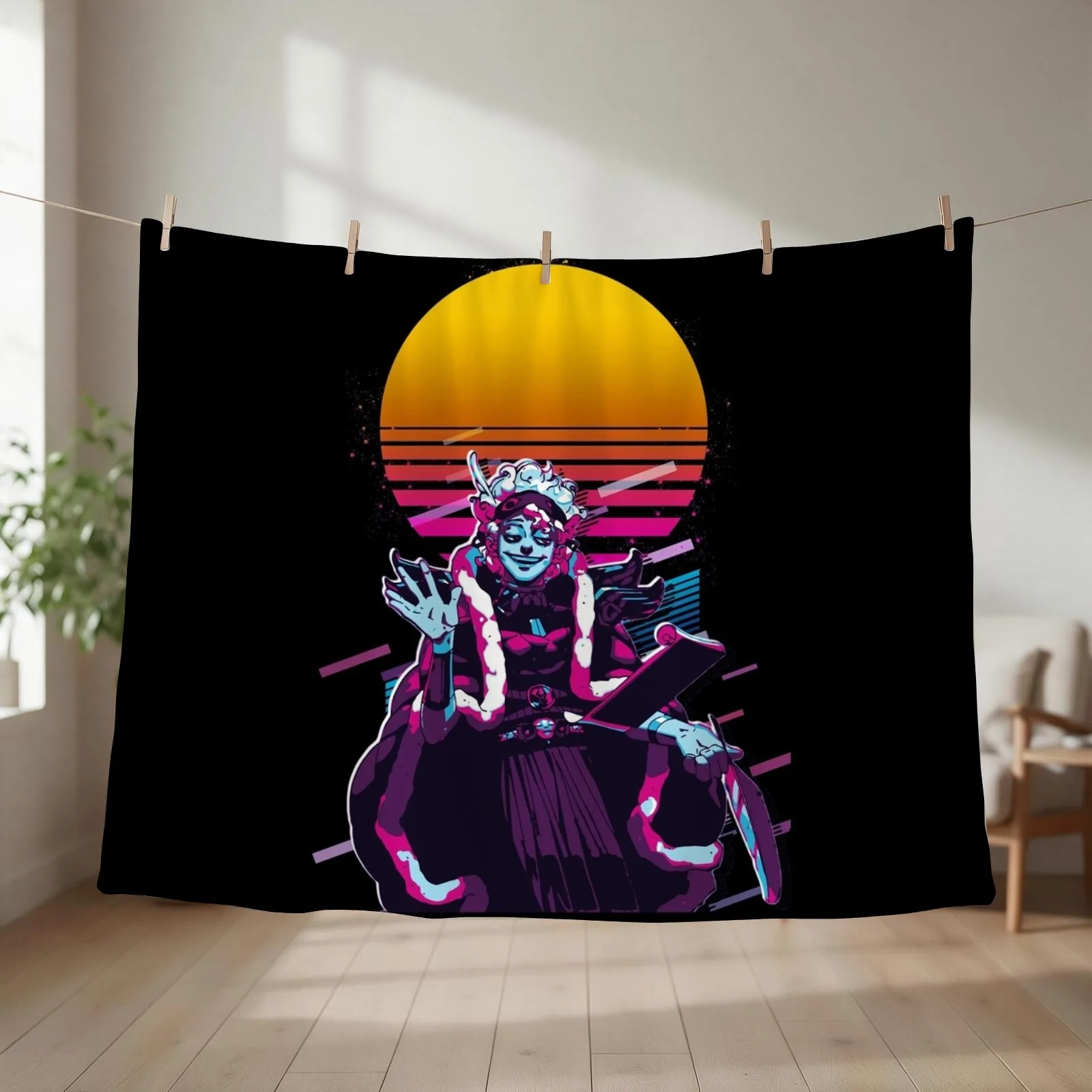 Hypnos - Hades (80s Retro) Throw Blanket for babies Softest Quilt bed plaid Blankets