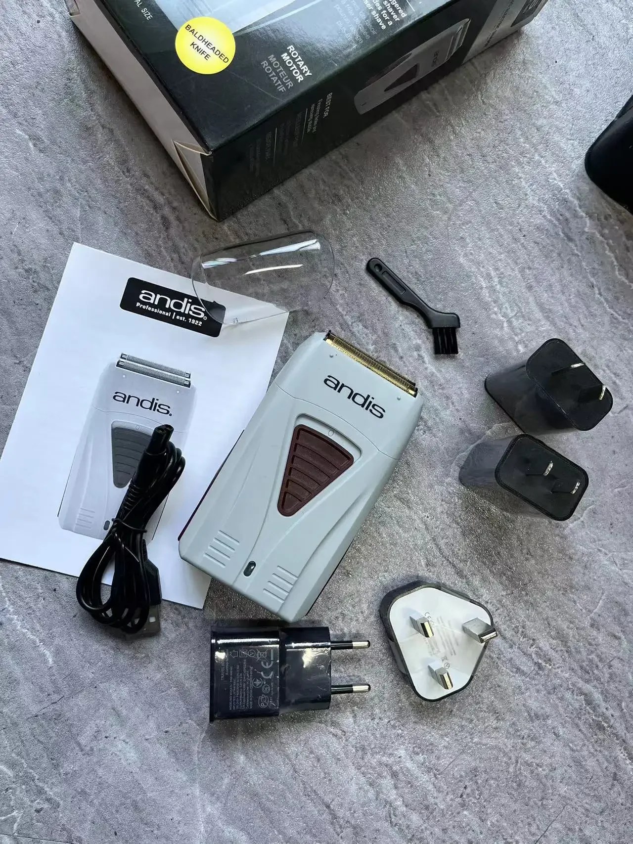 ماكينة حلاقة كهربائية أصلية TS1 andis 17170 لتنظيف الشعر للرجال ماكينة حلاقة أصلع اللحية #5