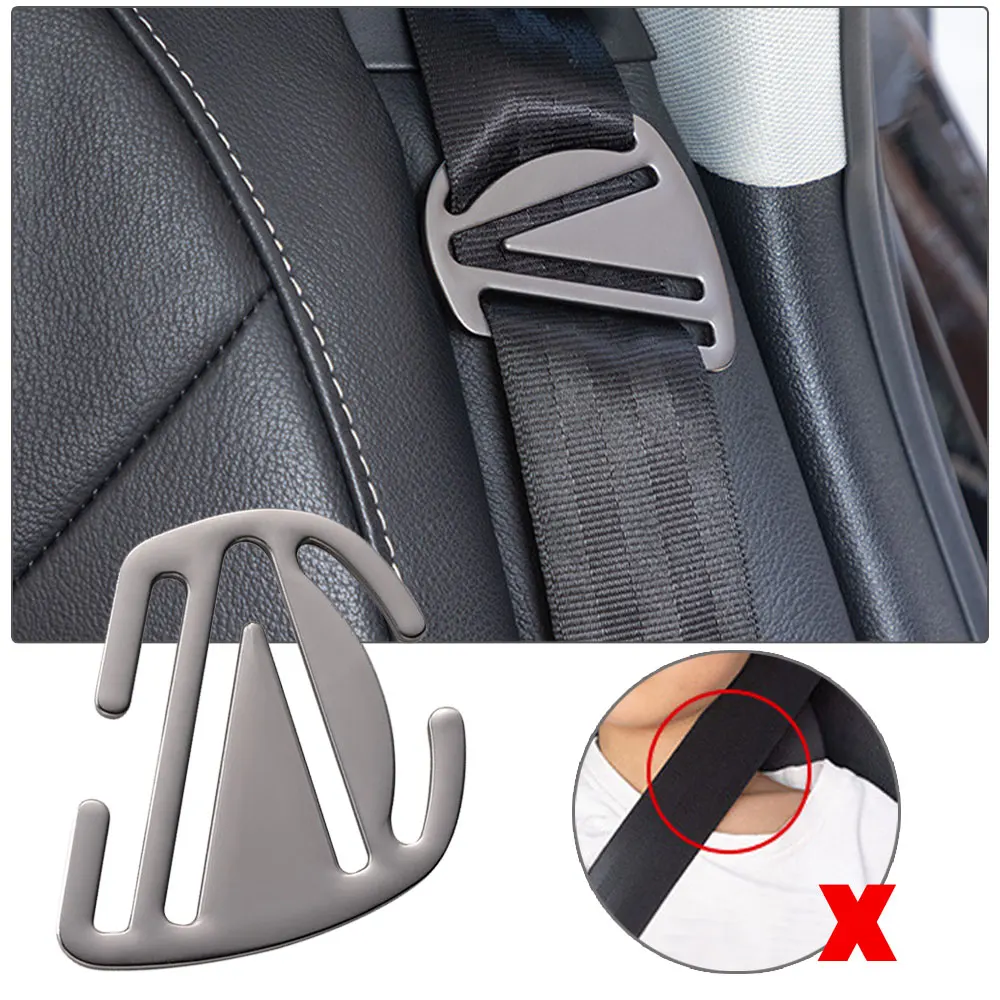 

Car Interior Safety Seat Belt Adjuster Positioner Stopper Shoulder Guard Buckle Kids Safety Seat Belt Cover Car Auto Accessories