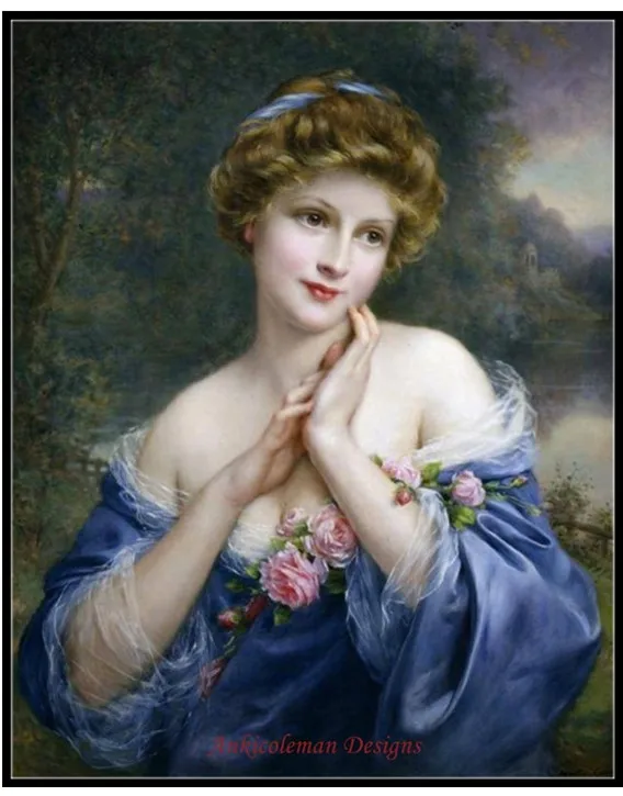 

A Summer Rose - Needlework for embroidery DIY DMC High Quality - Counted Cross Stitch Kits 14 ct Oil painting
