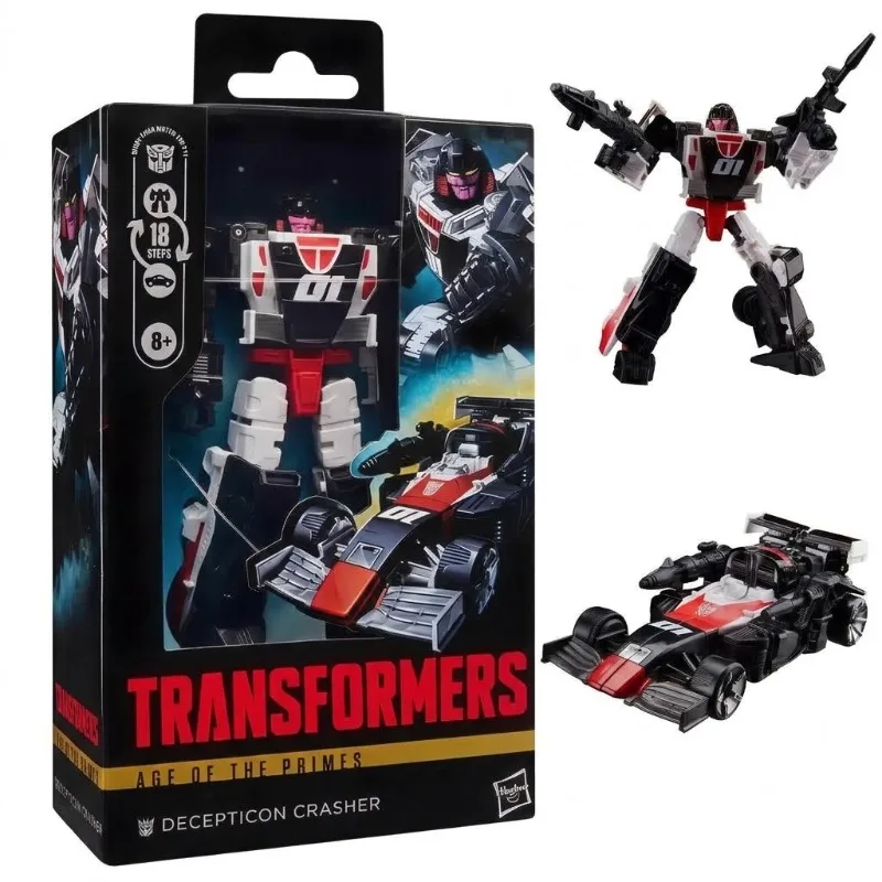 In Stock Transformation Toys Age of The Primes Decepticon Crasher Deluxe Class Toy Collection Gifts