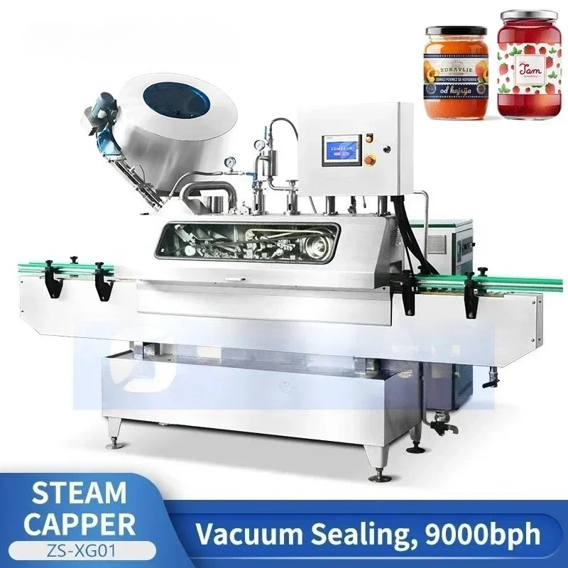 ZS-XG01 Twist Off Cap Stoomvacuüm Capper Capping Machine
