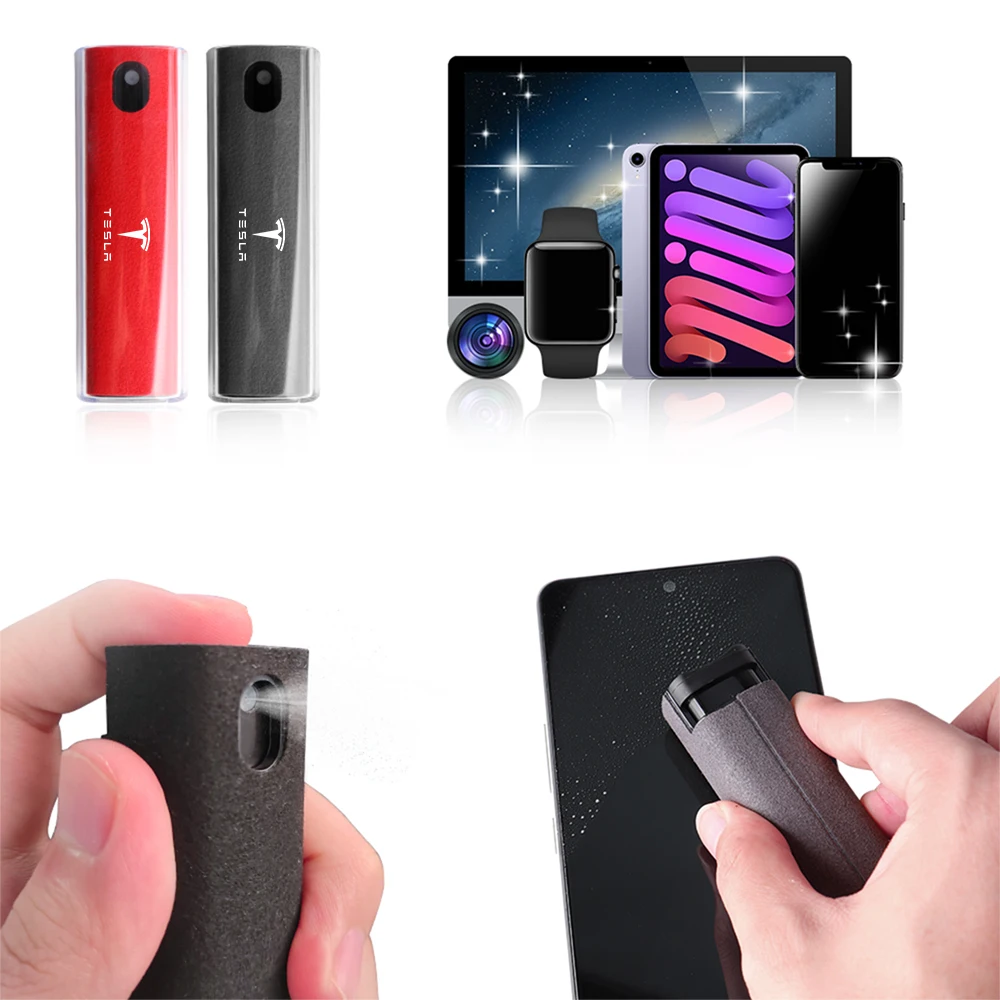 Phone Screen Cleaner Spray Computer Screen Dust Remover Tool for Tesla Model 3 Model Y Model S X Cybertruck Roadster SpaceX