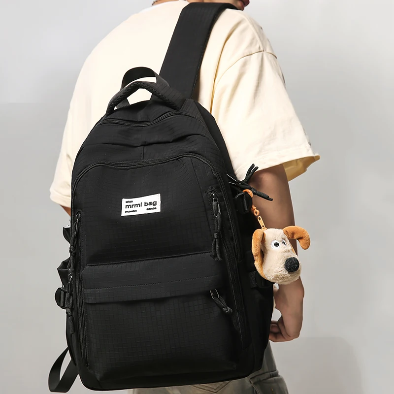 Nova moda feminina dos homens de alta capacidade à prova dwaterproof água faculdade mochila na moda feminina portátil sacos escolares bonito menina viagem saco livro legal