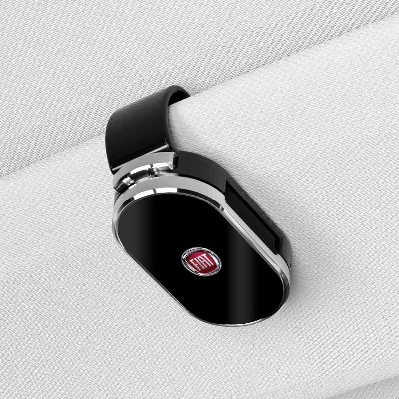 Auto-Sonnenblenden-Brillenhalter, Sonnenbrillen-Clip für Fiat 500 Abarth Punto Panda Doblo Stilo Bravo Freemont, Autozubehör, Schlüsselanhänger