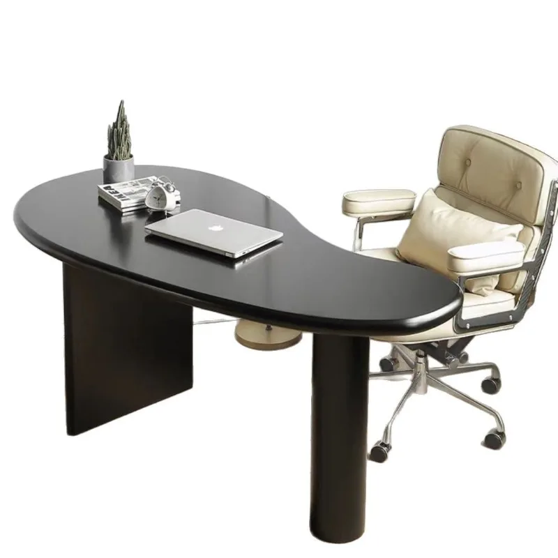 

Cream style desk, light luxury modern simple white home workbench