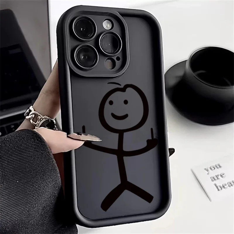 Funda de teléfono de dibujos animados Matchman o IPhone 14, 12, 11, 13, 15 Pro Max, 11 Pro, X, XR, XS Max, 8, 7, 14, 15 Plus, SE